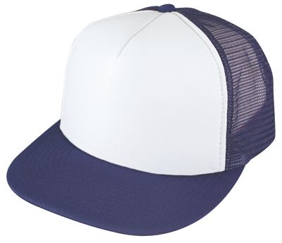 Navy-White Navy-White - Custom Hats Now