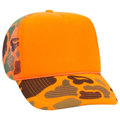 Neon Orange Camo Neon Orange Camo - Custom Hats Now