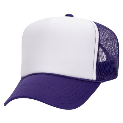 Pur/Wht/Pur Pur/Wht/Pur - Custom Hats Now