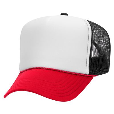 Red/Wht/Blk Red/Wht/Blk - Custom Hats Now