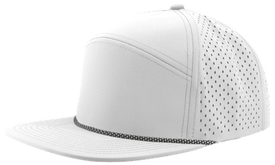 White-Black Chainlink Rope White-Black Chainlink Rope - Custom Hats Now