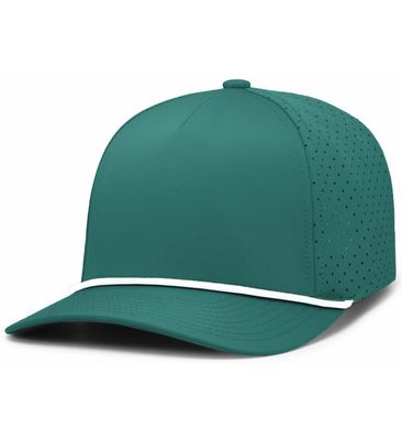 Dark Teal/White Dark Teal/White - Custom Hats Now