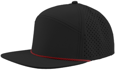 Black-Red Chainlink Rope Black-Red Chainlink Rope - Custom Hats Now