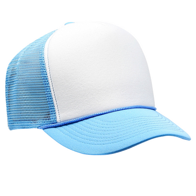 White/Columbia Blue White/Columbia Blue - Custom Hats Now