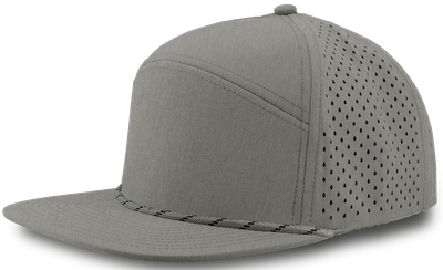 Heather Grey-Grey Twisted Rope Heather Grey-Grey Twisted Rope - Custom Hats Now