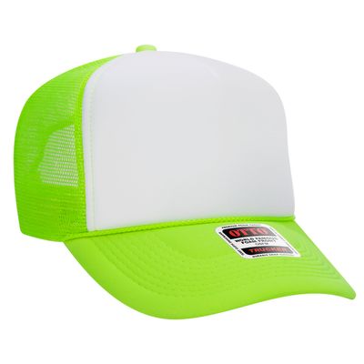 N.Grn/Wht/N.Grn N.Grn/Wht/N.Grn - Custom Hats Now