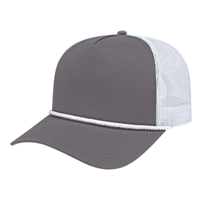 Charcoal/White/White Charcoal/White/White - Custom Hats Now