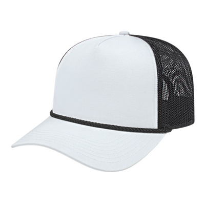 WHITE/BLACK/BLACK WHITE/BLACK/BLACK - Custom Hats Now