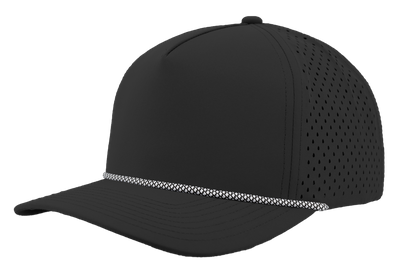 Black-White Chainlink Rope Black-White Chainlink Rope - Custom Hats Now
