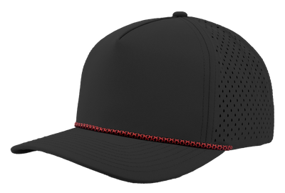 Black-Red Chainlink Rope Black-Red Chainlink Rope - Custom Hats Now