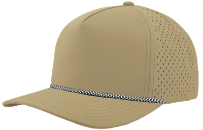 Khaki-White Chainlink Rope Khaki-White Chainlink Rope - Custom Hats Now