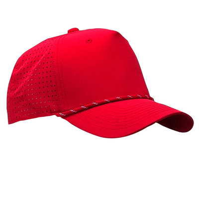 Red_Red/White Rope Red_Red/White Rope - Custom Hats Now