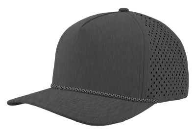 Graphite-Grey Chainlink Rope Graphite-Grey Chainlink Rope - Custom Hats Now
