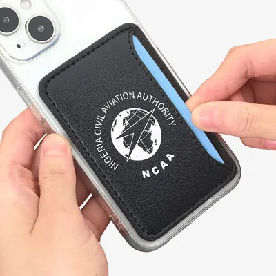 Leather Phone Wallet with Top Slit - Custom Hats Now