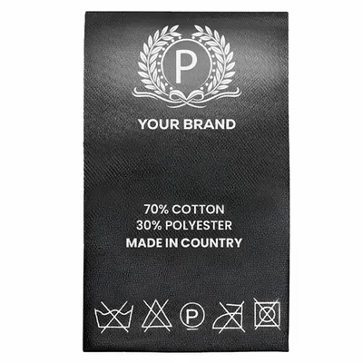Printed Care Labels - Custom Hats Now