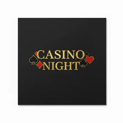 Casino Napkins - Custom Hats Now