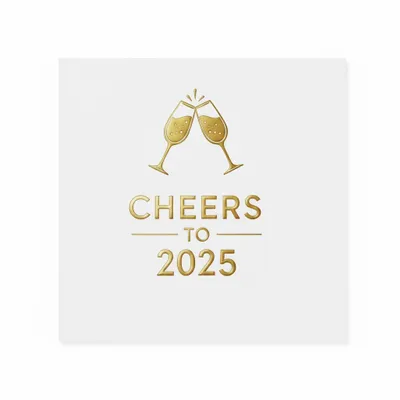 New Years Napkins - Custom Hats Now