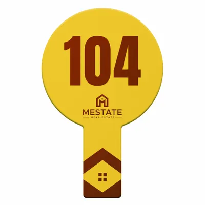 Rectangle Auction Paddles - Custom Hats Now