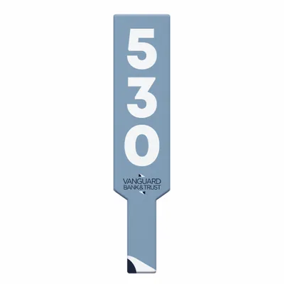 Rectangle Auction Paddles - Custom Hats Now