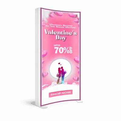 SEG Curved Lit Display - Custom Hats Now