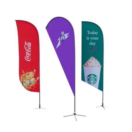 Tradeshow Flags - Custom Hats Now