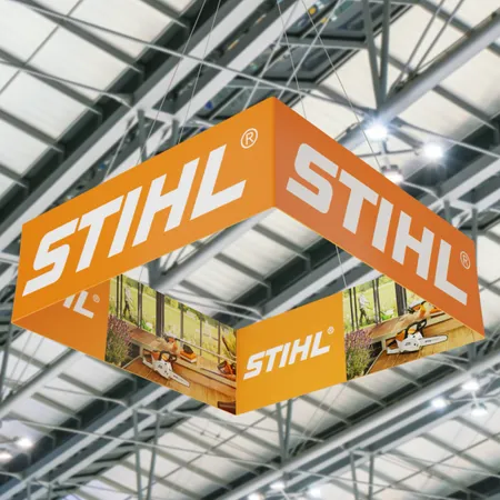 Trade Show Hanging Sign - Custom Hats Now