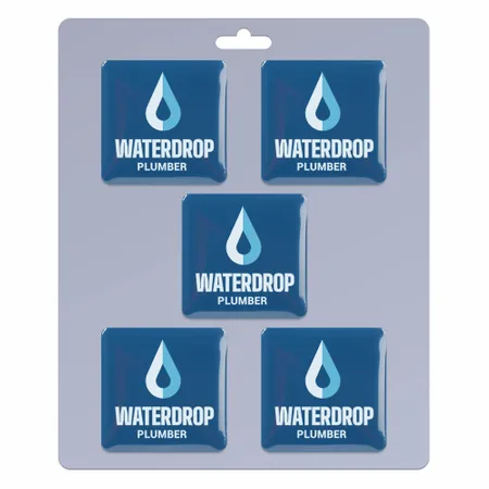 5 pack_Square Lapel Pin 1.25 inch - Custom Hats Now