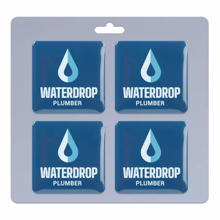 4 pack_Square Lapel Pin 1.25 inch - Custom Hats Now