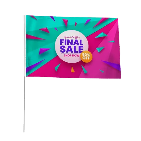 Hand Flag - Custom Hats Now