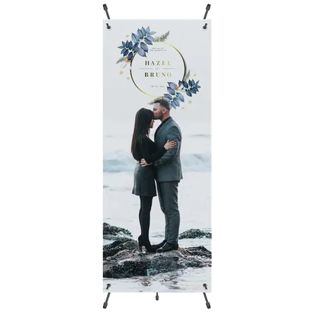 Adjustable X Banner Stands - Custom Hats Now