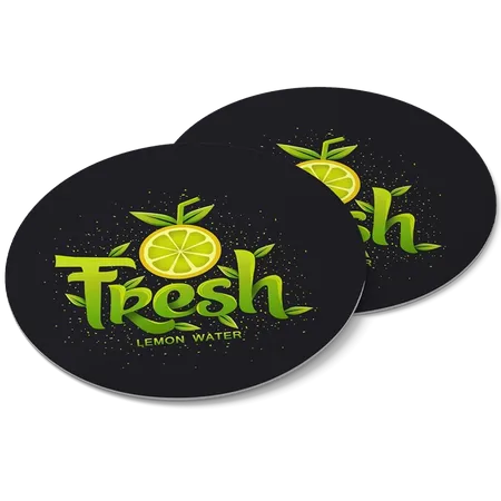 Vinyl Coasters - Custom Hats Now