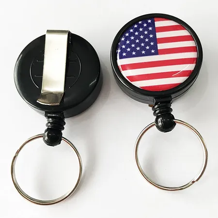 Epoxy Clasp Reel Keychain Epoxy Clasp Reel Keychain - Custom Hats Now