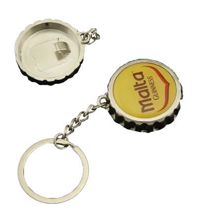 Bottle Cap-shaped Bottle Opener Keychain Bottle Cap-shaped Bottle Opener Keychain - Custom Hats Now