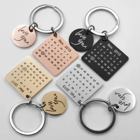 Charming Metal Keychain Charming Metal Keychain - Custom Hats Now