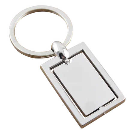Spinning Square Metal Keychain Spinning Square Metal Keychain - Custom Hats Now