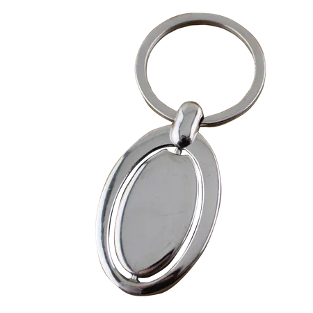 Spinning Oval Metal Keychain Spinning Oval Metal Keychain - Custom Hats Now