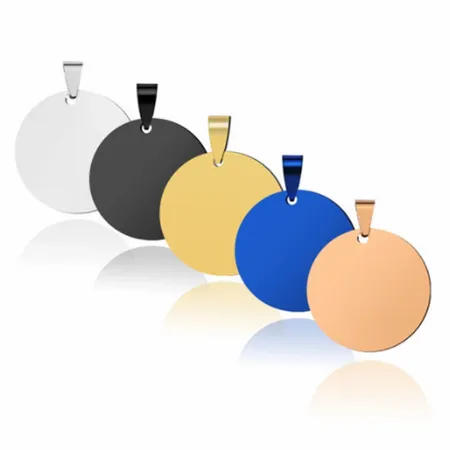 Full Color Circle Metal Keychain Full Color Circle Metal Keychain - Custom Hats Now