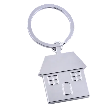Happy Home Metal Keychain Happy Home Metal Keychain - Custom Hats Now
