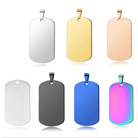 Sleek Military Dog Tag Metal Keychain Sleek Military Dog Tag Metal Keychain - Custom Hats Now