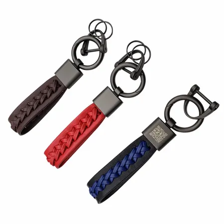 Versatile Laser Cut Leather Keychain Versatile Laser Cut Leather Keychain - Custom Hats Now