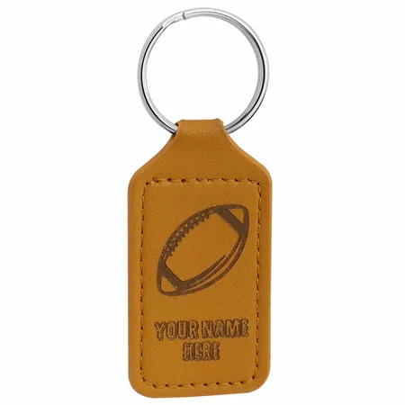 Durable Debossed Leather Keychain Durable Debossed Leather Keychain - Custom Hats Now