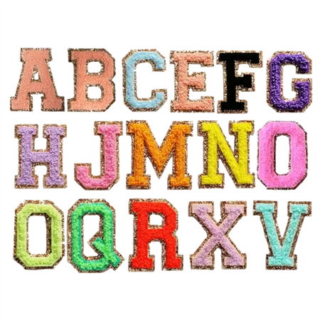 Chenille Letters with Metallic Backing - Custom Hats Now