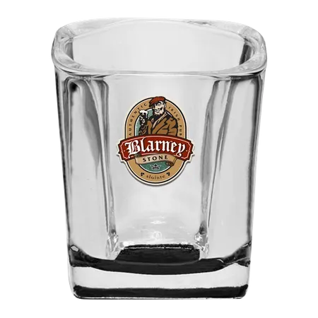 Imported Square Shot Glass - Custom Hats Now