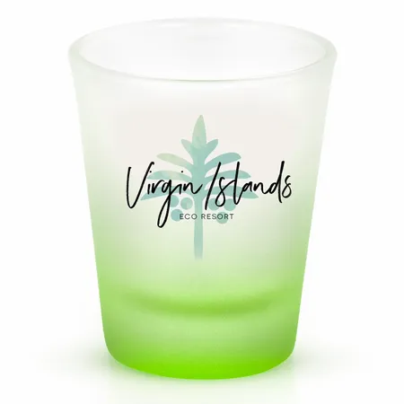 Frosted Glass Shot Glass - Custom Hats Now