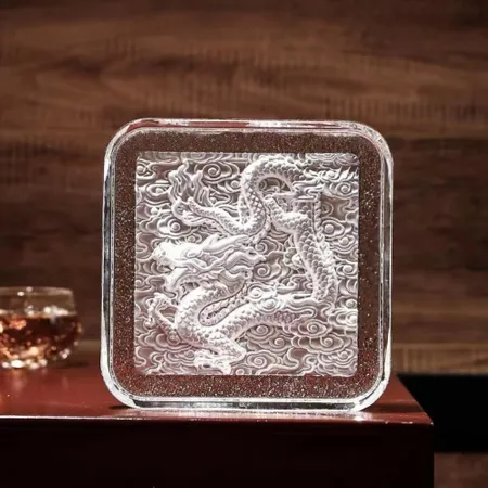 Customized Crystal Carving Coaster - Custom Hats Now