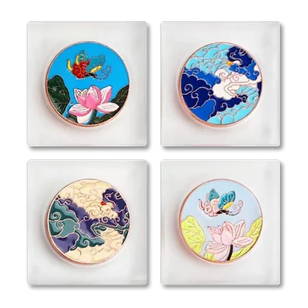 Customized Glass Alloy Coaster - Custom Hats Now