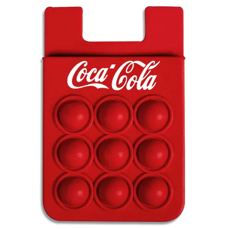 Silicone Push Pop Up Phone Wallet - Custom Hats Now