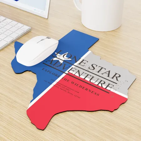Custom Shape Die Cut Mouse Pad Custom Shape Die Cut Mouse Pad - Custom Hats Now