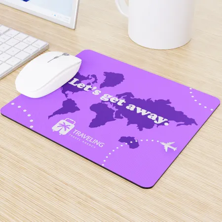 Custom Printed Rectangular Mouse Pad Custom Printed Rectangular Mouse Pad - Custom Hats Now