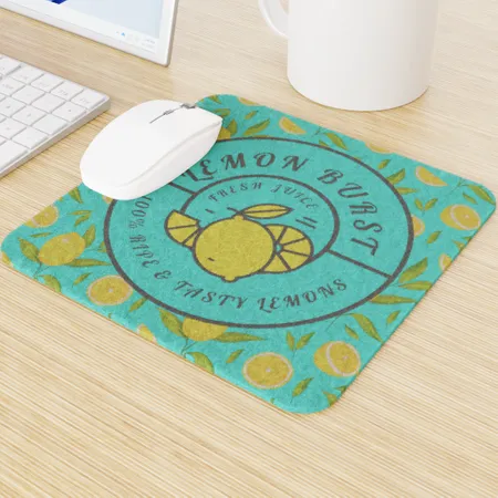 Custom Wool Felt Mouse Pad Custom Wool Felt Mouse Pad - Custom Hats Now